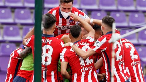 El Atlético de Madrid, campeón de Liga tras ganar en Valladolid